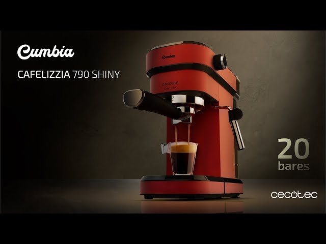 Cafetera Espresso Cecotec Cafelizzia 790 Shiny 1,2L 20 bars avec mousseur à lait video