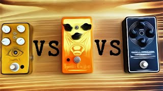Video thumbnail for Overdrive Shootout - Great Eastern FX Small Speaker, EQD Special Cranker & Midfi Magick "I" by Tri Pedal Reviews