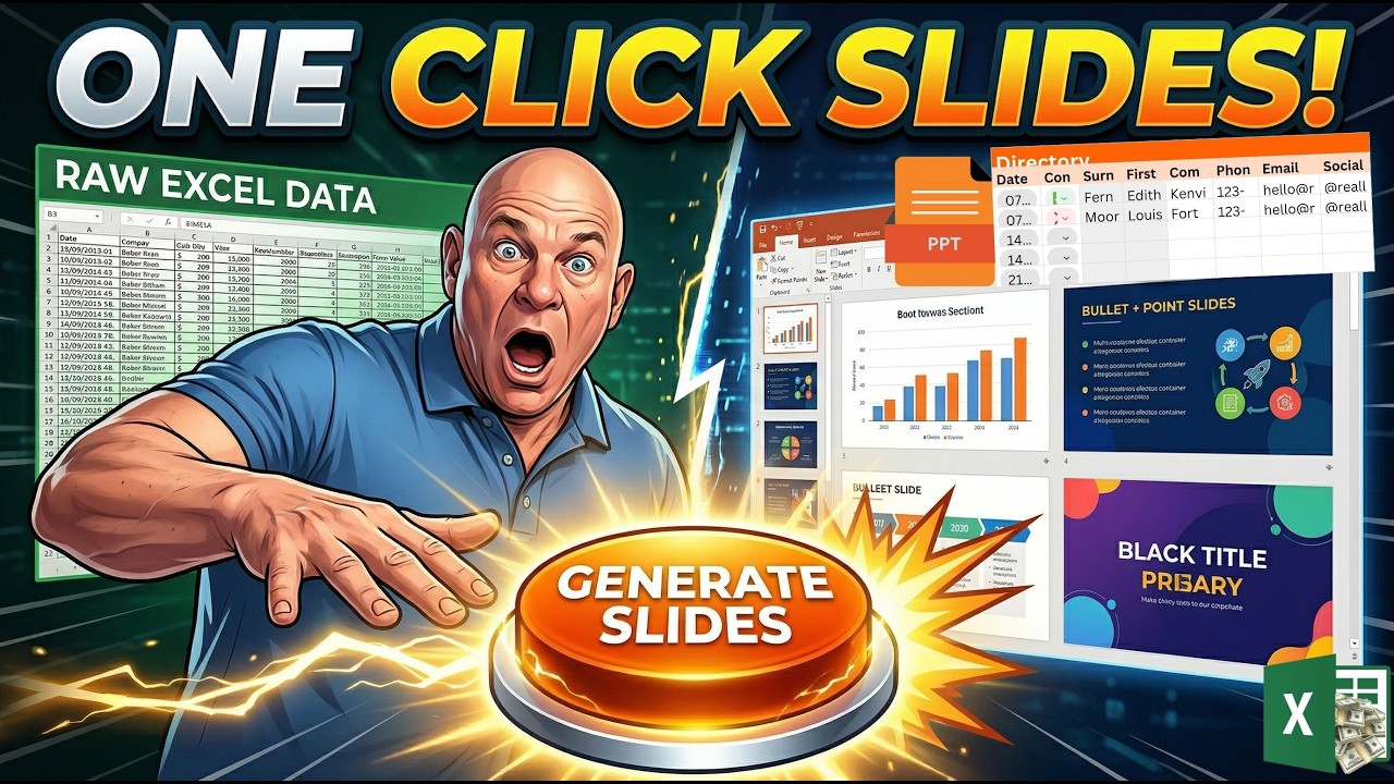 Generate Unlimited PowerPoint Slides from Excel with One Click