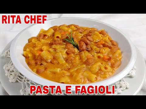 PASTA E FAGIOLI⭐RITA CHEF | Cremosa e appetitosa.