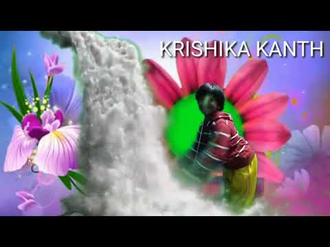Krishika kanth playing near Waterfall - VFX Video