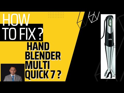 Braun hand blender repair
