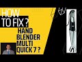 Braun Hand Blender Repair
