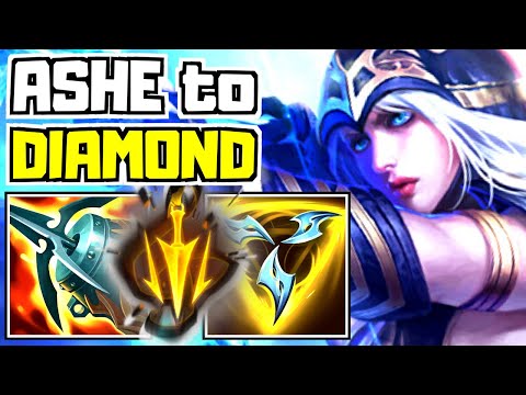 Triforce Ashe Is STRONG - Ashe Unranked to Diamond #1 | League of Legends