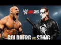 Goldberg Vs Sting Full Match Icon Vs Power WWE 2K24