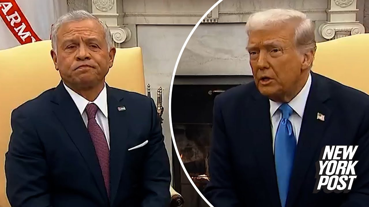 Jordan's King Abdullah II tells President Trump they'll take 2,000 ill kids from Gaza