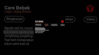 Download lagu DJ care bebek lirik #short #carebebek mp3