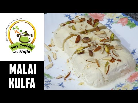 Shahi Kulfa Recipe, Malai Kulfa Ice Cream, Pista Badam Kulfa, Easy Cooking with Najia Home