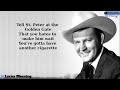 Tex Williams | Merle Travis - Smoke! Smoke! Smoke! That Cigarette