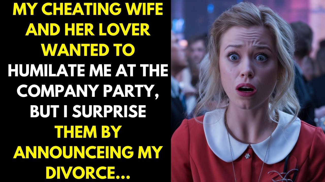 My cheating wife and her lover wanted to humiliate me at the company party, but I did...