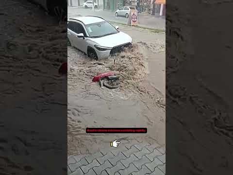 ⚡ Brazil Floods: 550+ Cities Under Alert in Minas GeraisJan 21-22, 2026.