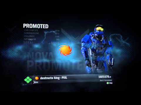 Halo Reach Ranking Up To Nova
