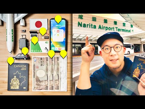 Your FIRST HOUR in Japan (Tokyo Narita Airport Edition)
