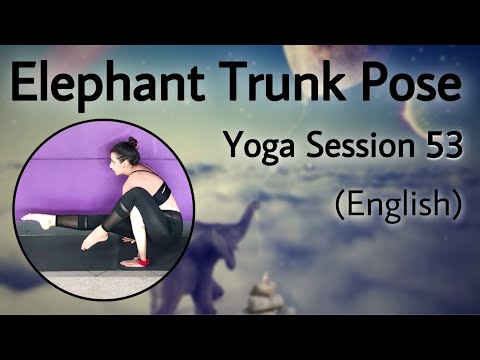 Eka Hasta Bhujasana (Elephant Trunk Pose) | Session 53 (English) | Yoga With Parisa