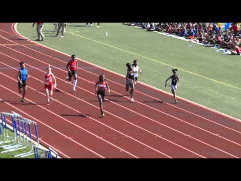 11-12 YR GIRLS 100 M - MAINLAND JAGUARS MEET - HEAT 2