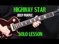 how to play "Highway Star" by Deep Purple ...