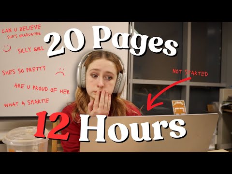 writing a 20 page paper in 12 hours