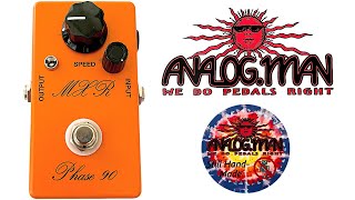 Video thumbnail for MXR Phase 90 Script Logo '74 Vintage CSP026 | AnalogMan Mods by Hollywood Rare Guitars