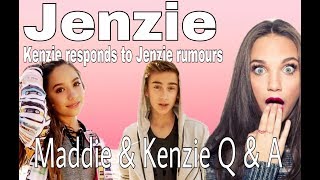 JENZIE - Kenzie Ziegler responds to relationship rumours with Johnny Orlando - Maddie &amp; Kenzie Q &amp; A