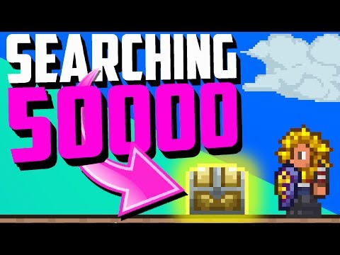 Terraria Fun Facts - Legendary Weapons & Their Rarity! (50000 Chests Searched!)