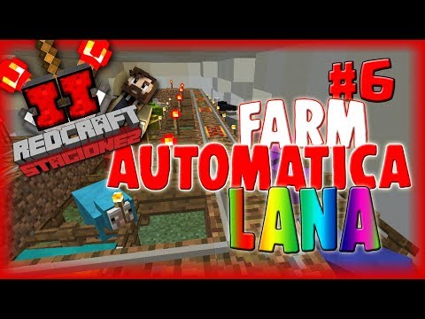 REDCRAFT S.2 - FARM AUTOMATICA AFK DI LANA! w/ J-C [MINECRAFT ITA]