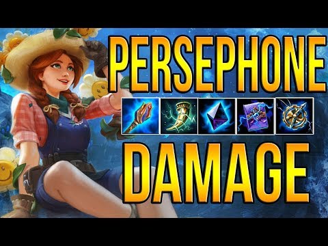 SMITE | PERSEPHONE, DAMAGE | LA GRANJERA CON MAS DAÑO!