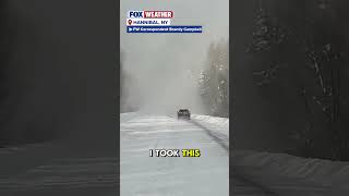 Insane Video Caught On Camera Of Zero Visibility In #snow, Correspondent Breaks Down What Happened