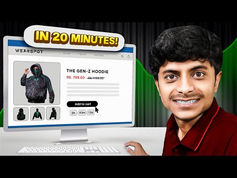 How To Create Shopify Website in 20 Minutes (Step-By-Step)