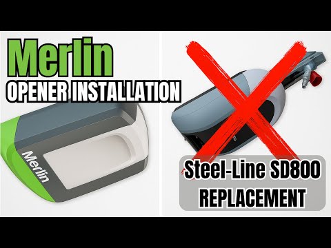 Merlin Opener Install: Watch This SD800 Replacement From Start to Finish