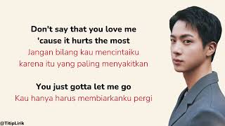 Download lagu Lirik Jin - Don't Say You Love Me dan Terjemahannya mp3 Download lagu Lirik Jin - Don't Say You Love Me dan Terjemahannya mp3