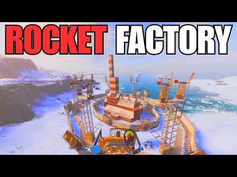 We Built the BIGGEST Rocket Factory | Rust Console