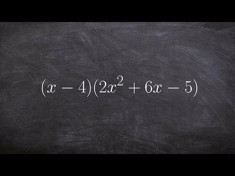 Using The Box Method To Multiply A Binomial By A Trinomial Math Tutorial