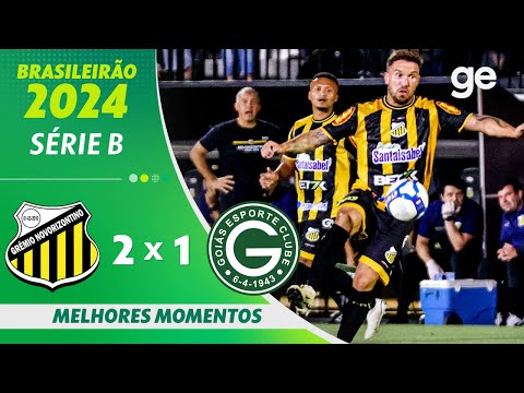 Gols e lances de Novorizontino x Goiás