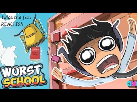 ~WORST SCHOOL BY HARDTOONZ/Reaction,so relatable/TWICE THE FUN ~