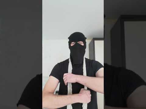 Секрет фокуса шарф сквозь шею