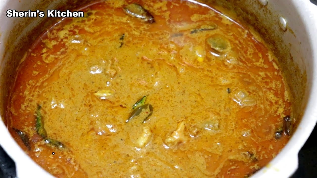 மட்டன் குழம்பு | Mutton Kulambu | How To Make Mutton Curry | Sherin's Kitchen