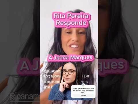Rita Pereira Responde A Joana Marques e Manda boca a Ana Galvão #extremamentedesagradável #portugal