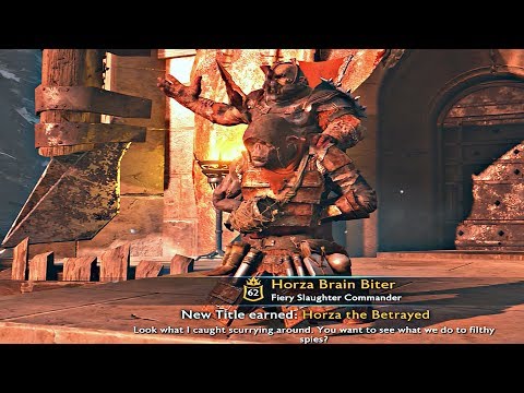 Shadow of War - Stupid Overlord Kills His Own Captain Thinking He Betrayed Him