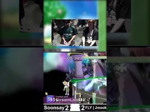 Soonsay makes a RIDICULOUS 4 STOCK COMEBACK against Jmook at Tipped off🔥 #shorts #gaming #smashbros
