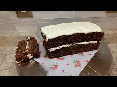 A&P Original Spanish bar cake. No mixer needed no creaming butter or shortening FINALLY!