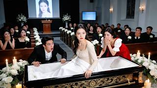 丈夫和閨蜜把我騙到天台推我墜樓致死，雙胞胎姐姐替我躺在棺材裡裝作復活，頂替我的身份復仇！#短剧 #逆袭 | 粥粥短剧社