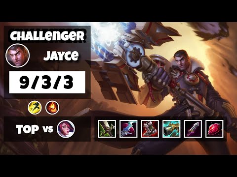 Jayce vs Fiora 11.6 Top Lane S11 Challenger Gameplay (9/3/3) - TURKISH