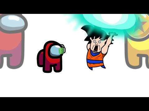 Mini Crewmate Kills 5 Dragon Ball Z Characters | Among Us