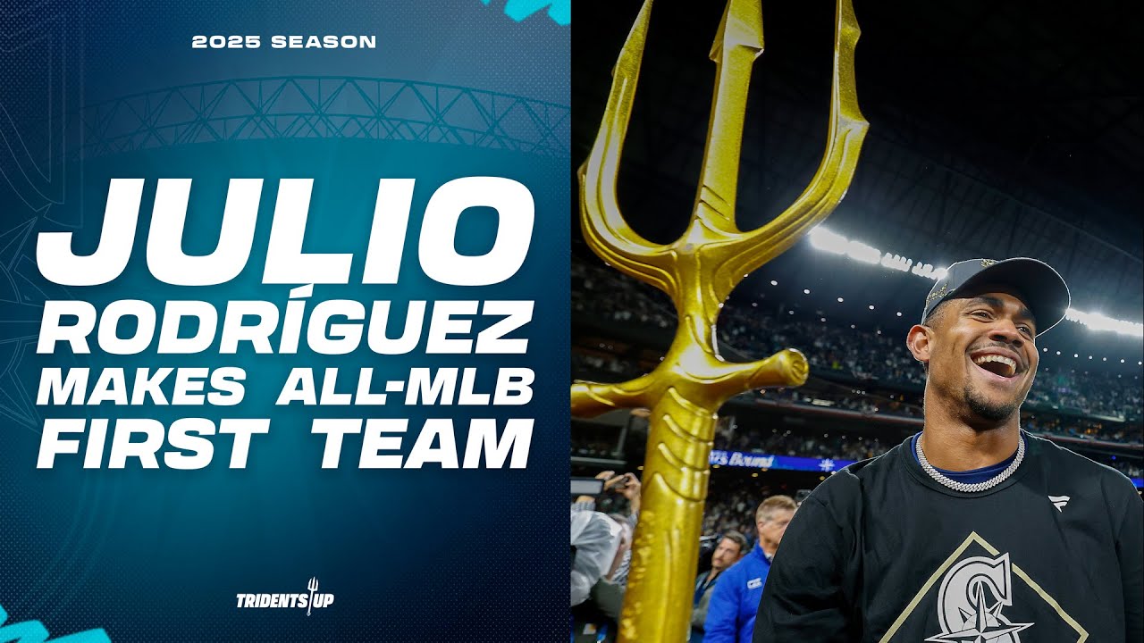 Julio Rodríguez Earns 2025 All-MLB First Team Honors