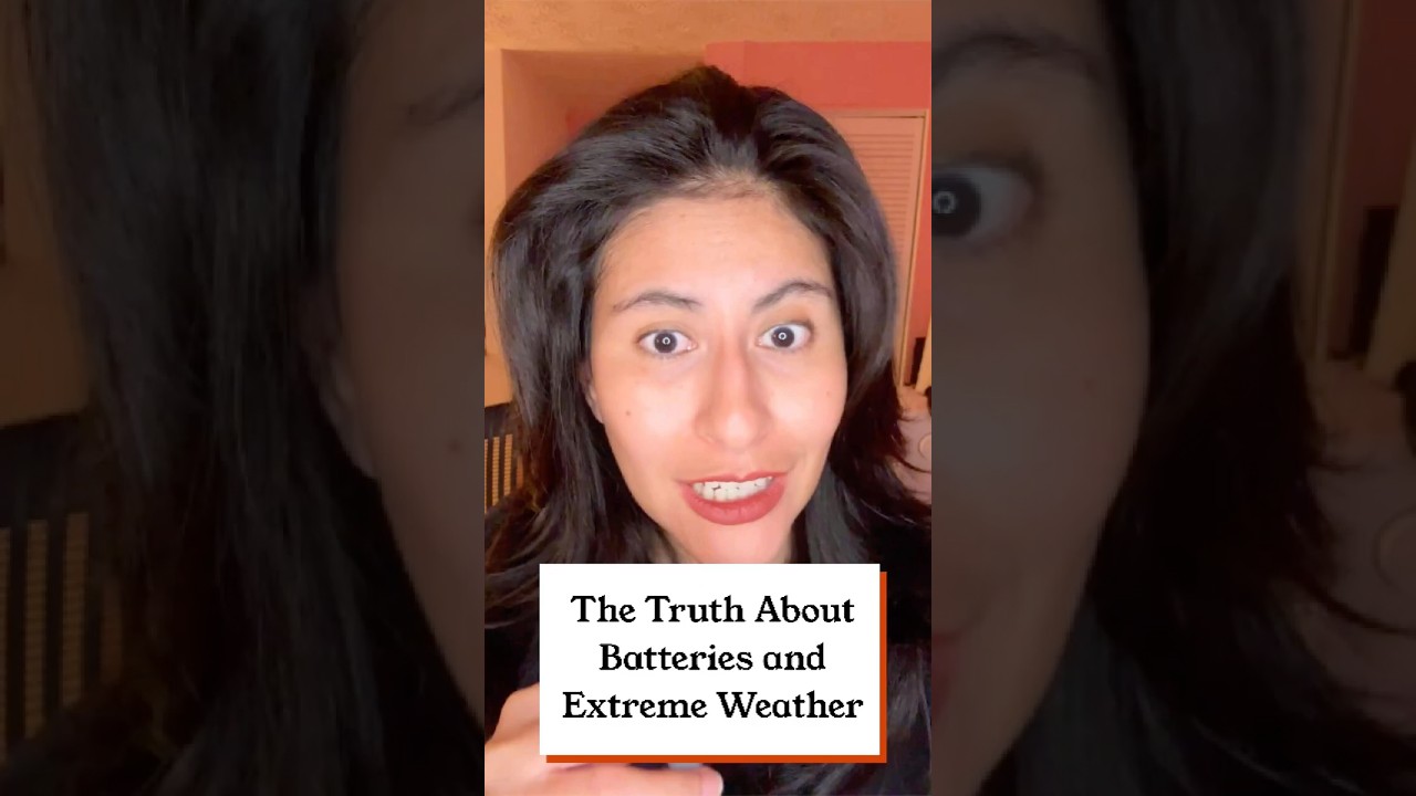 The Truth About Batteries & Extreme Weather | GoodPower #shorts #BESS #renewableenergy #mythbusting