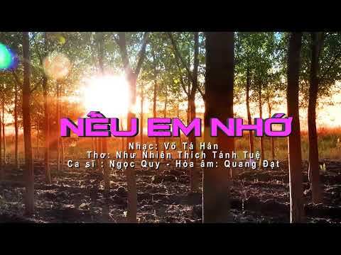 Nếu em nhớ - Ngọc Quy