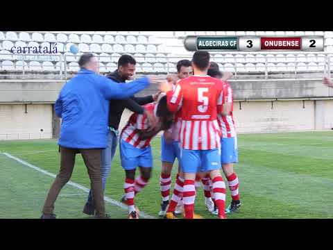 El Algeciras CF rompe su mala racha y salva el partido contra el Atlético Onubense