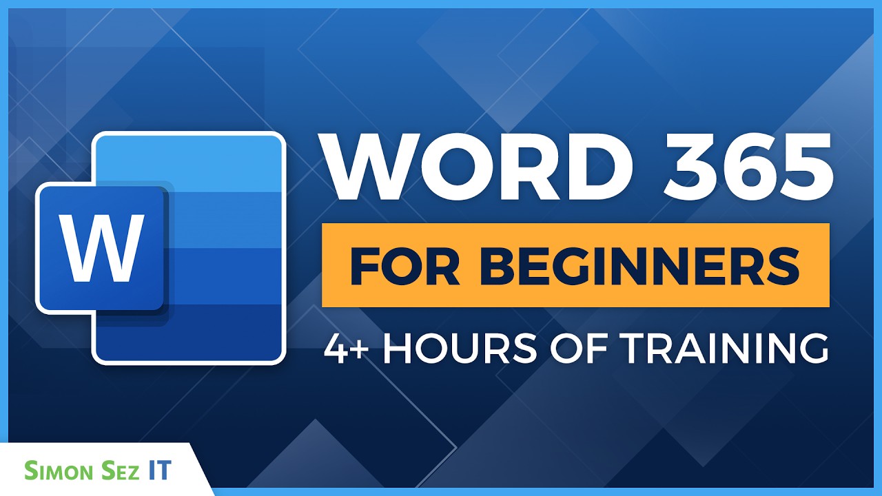Microsoft Word 365 for Beginners: 4+ Hour Training Course