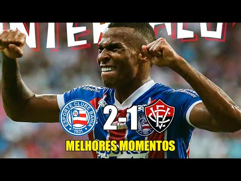 Bahia vence o Vitória por 2 a 1 de virada na Fonte Nova