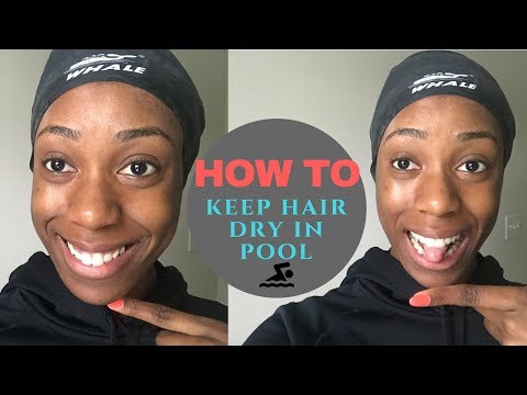 YouTube video about: How to keep hair dry while swimming?
